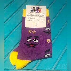 3/$40 McDonald’s Grimace Character Socks